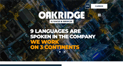 Desktop Screenshot of oakridge.fr
