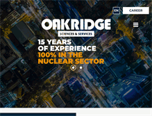 Tablet Screenshot of oakridge.fr