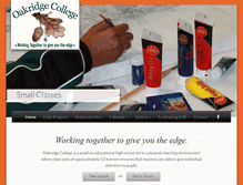 Tablet Screenshot of oakridge.co.za